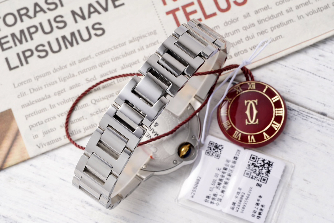 カルティエ［Cartier］バロン ブルー ドゥ 自動巻き腕時計 33mm