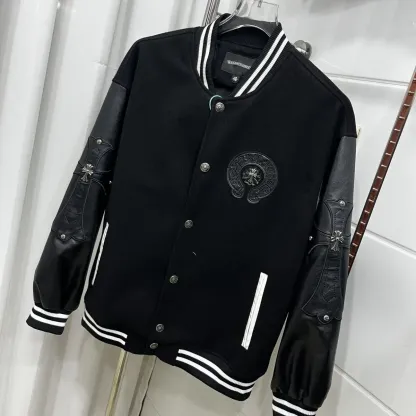 クロムハーツ「Chrome Hearts」ヴィンテージエンブロイダリー ベースボール ジャケット