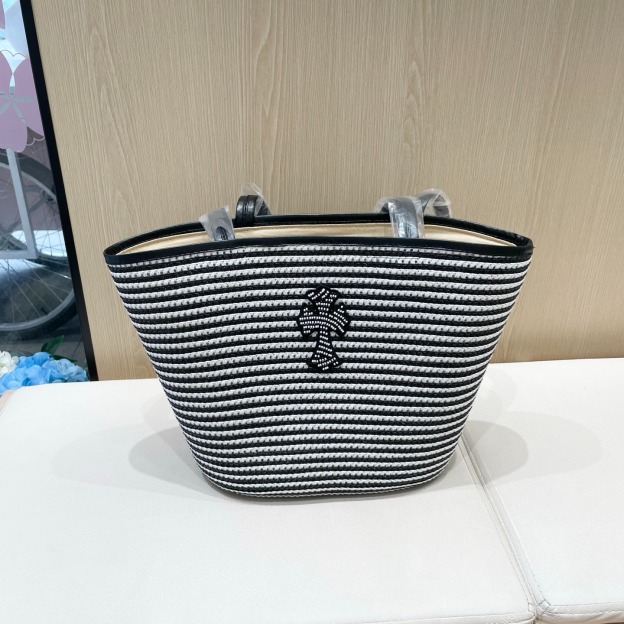 クロムハーツ「Chrome Hearts」ラフィア トートバッグ