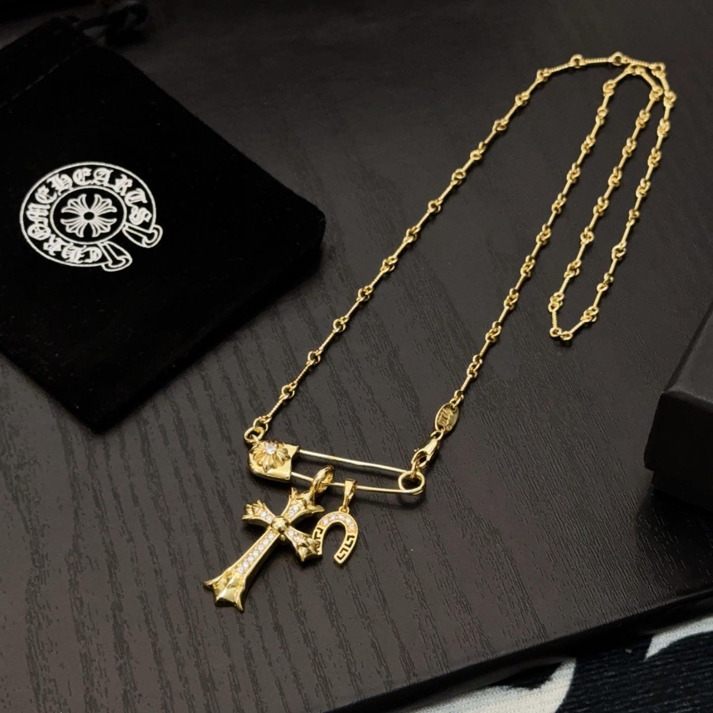 クロムハーツ「Chrome Hearts」シンプルペンダントネックレス - ユニセックス