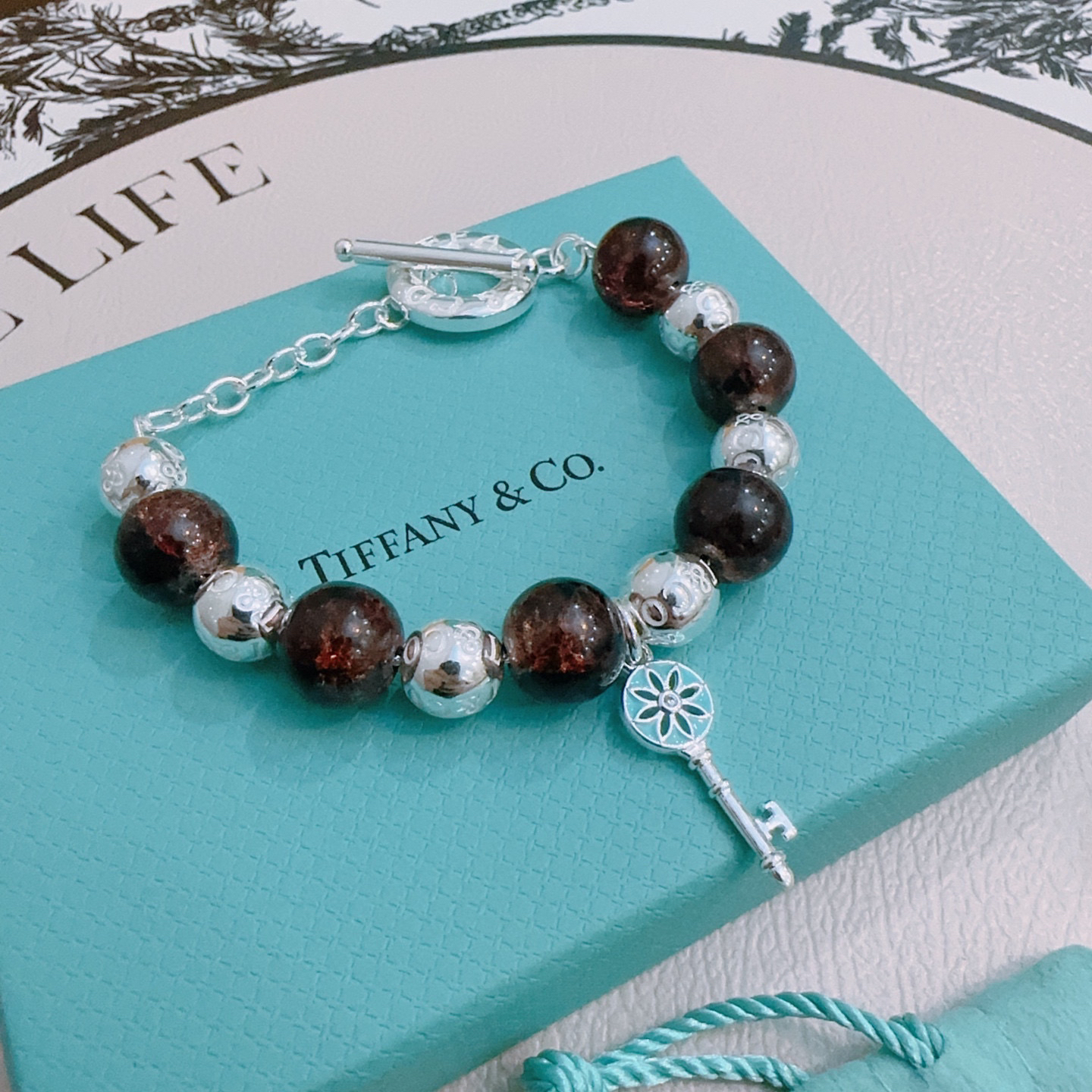 ティファニー「Tiffany & Co.」ポリッシュドシルバーリンク ブレスレット