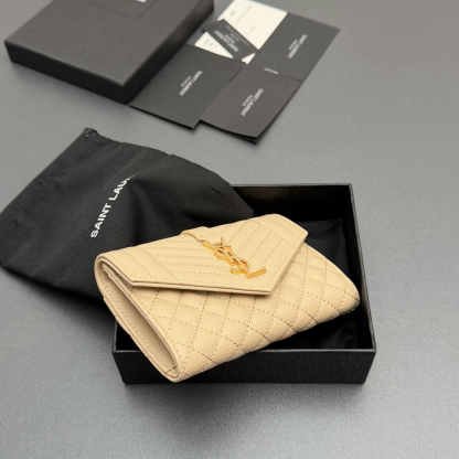 2026サンローラン「Saint Laurent MATELASSE プティ エンベロープ ウォレット