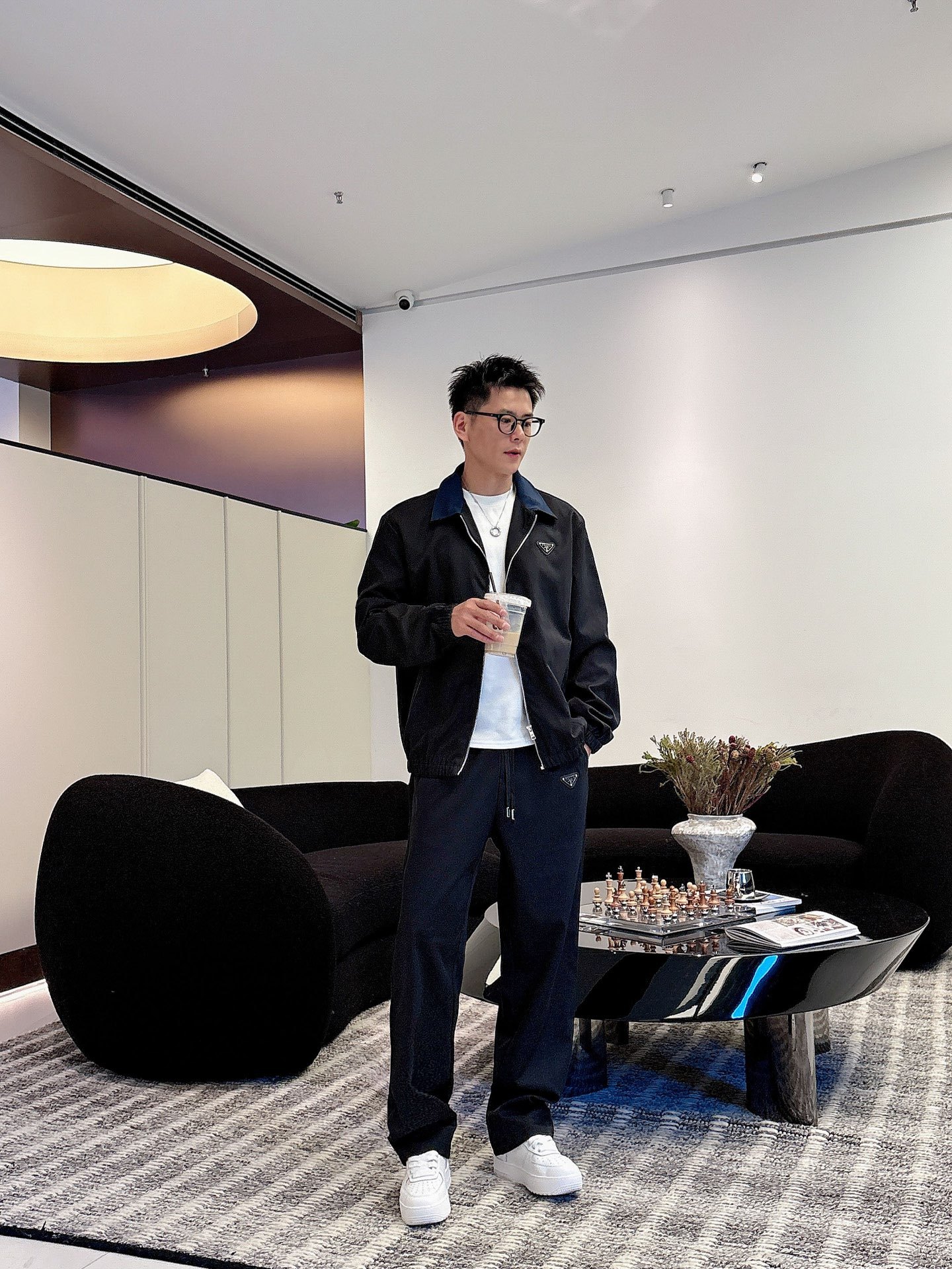 プラダ「Prada」秋冬 メンズ  カジュアルスポーツセット