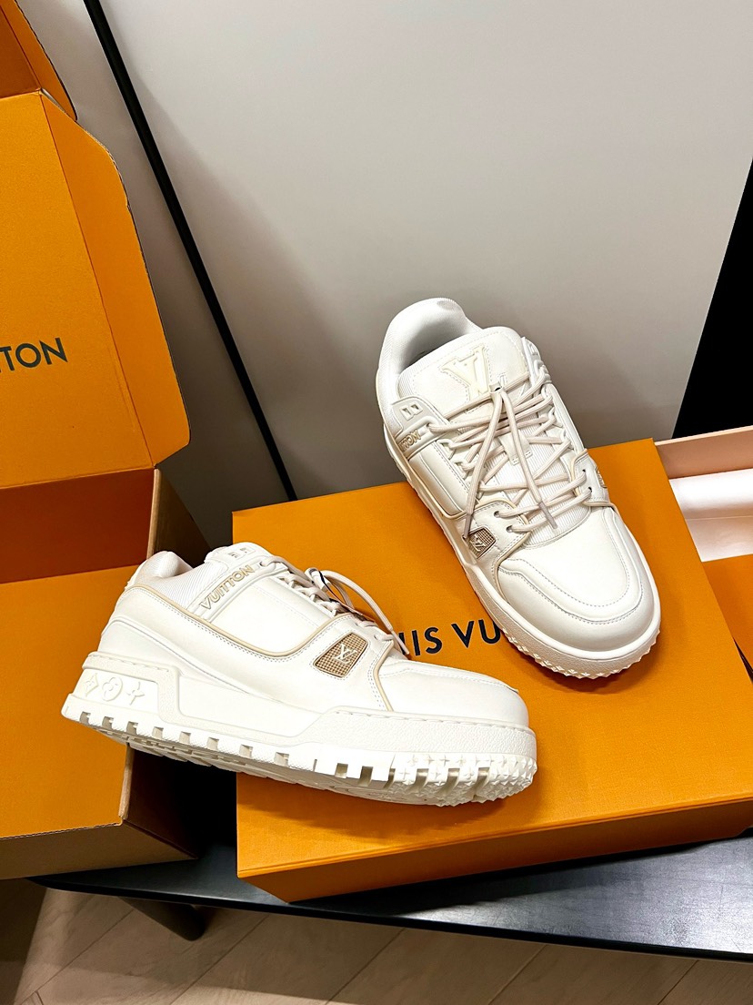 ルイ・ヴィトン「Louis Vuitton」ルイ・ヴィトン トレーナーマキシ スニーカー / レザースニーカー