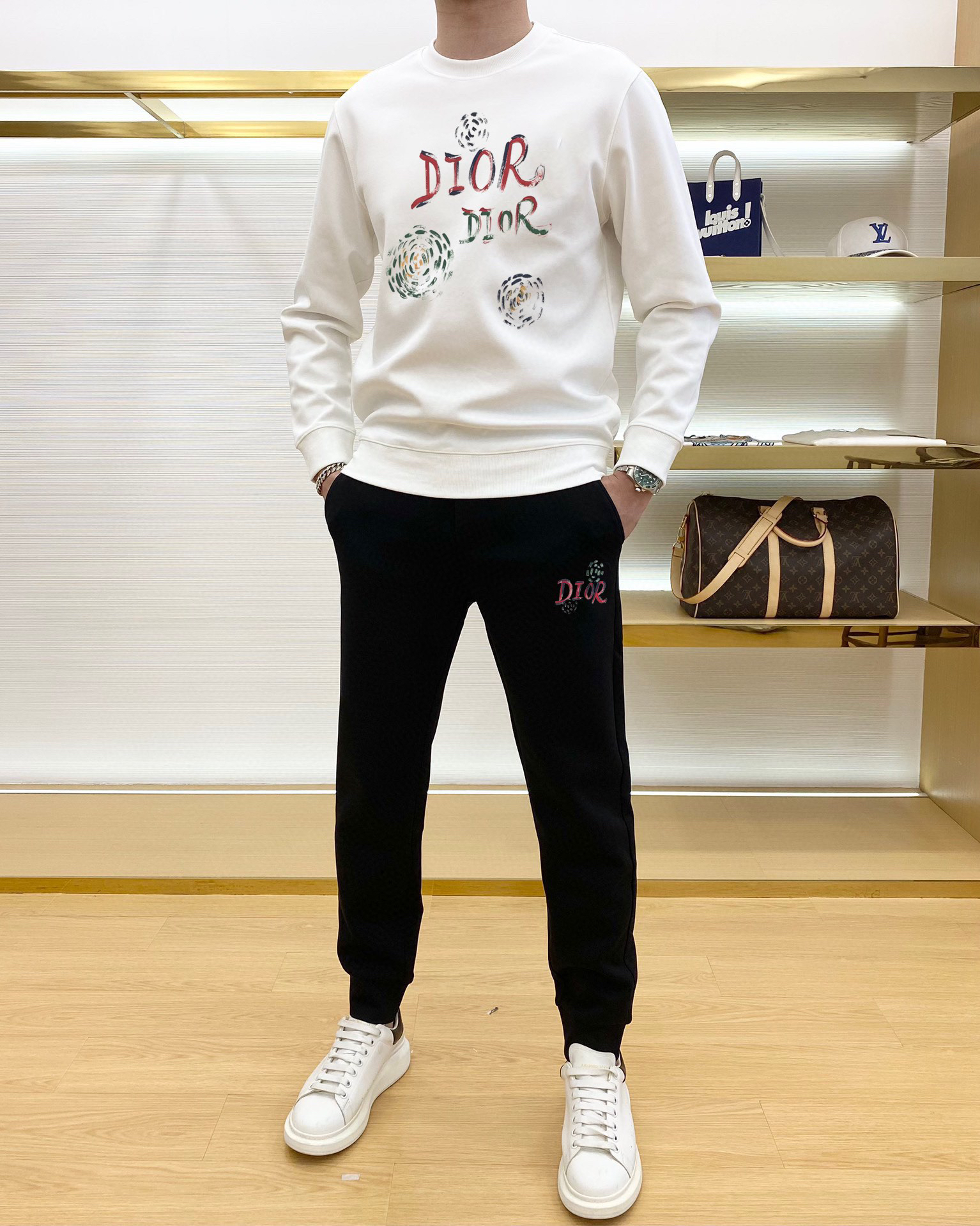 ディオール「Dior」秋冬 メンズ  カジュアルスポーツセット