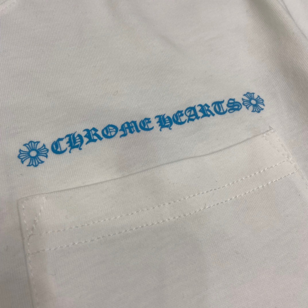 クロムハーツ「Chrome Hearts」キャラクター ジェルプリントTシャツ