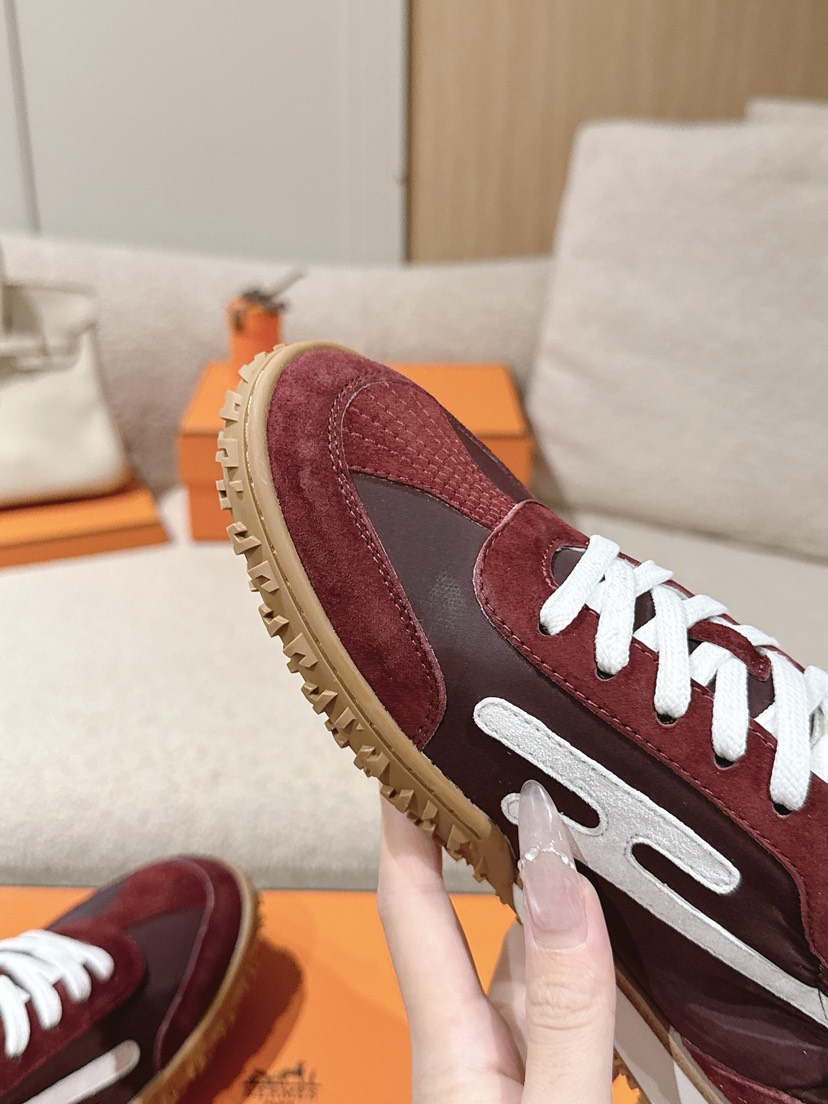 エルメス「Hermès」エルメス ガニーシューズ / レザースニーカー