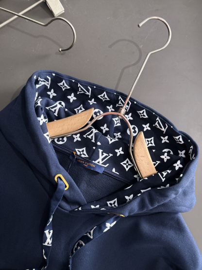 ルイ・ヴィトン「Louis Vuitton」フード付きコットンパーカー(メンズ)