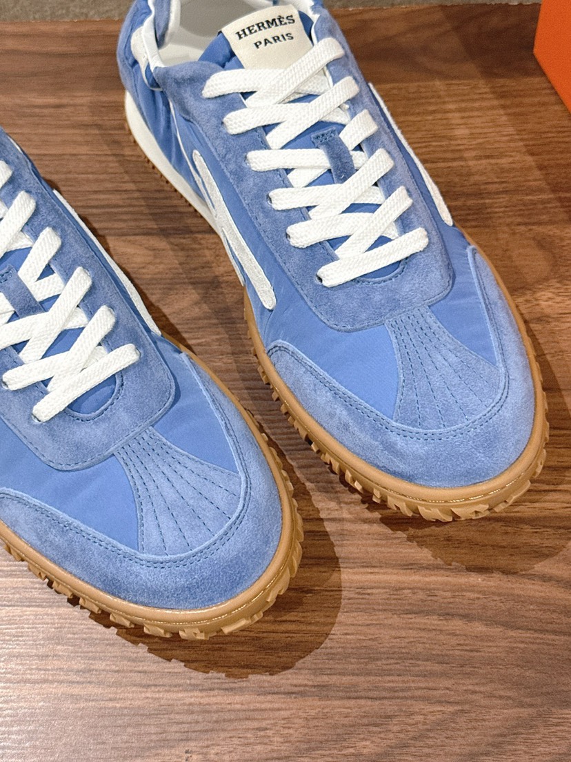 エルメス「Hermès」エルメス ガニーシューズ / レザースニーカー 