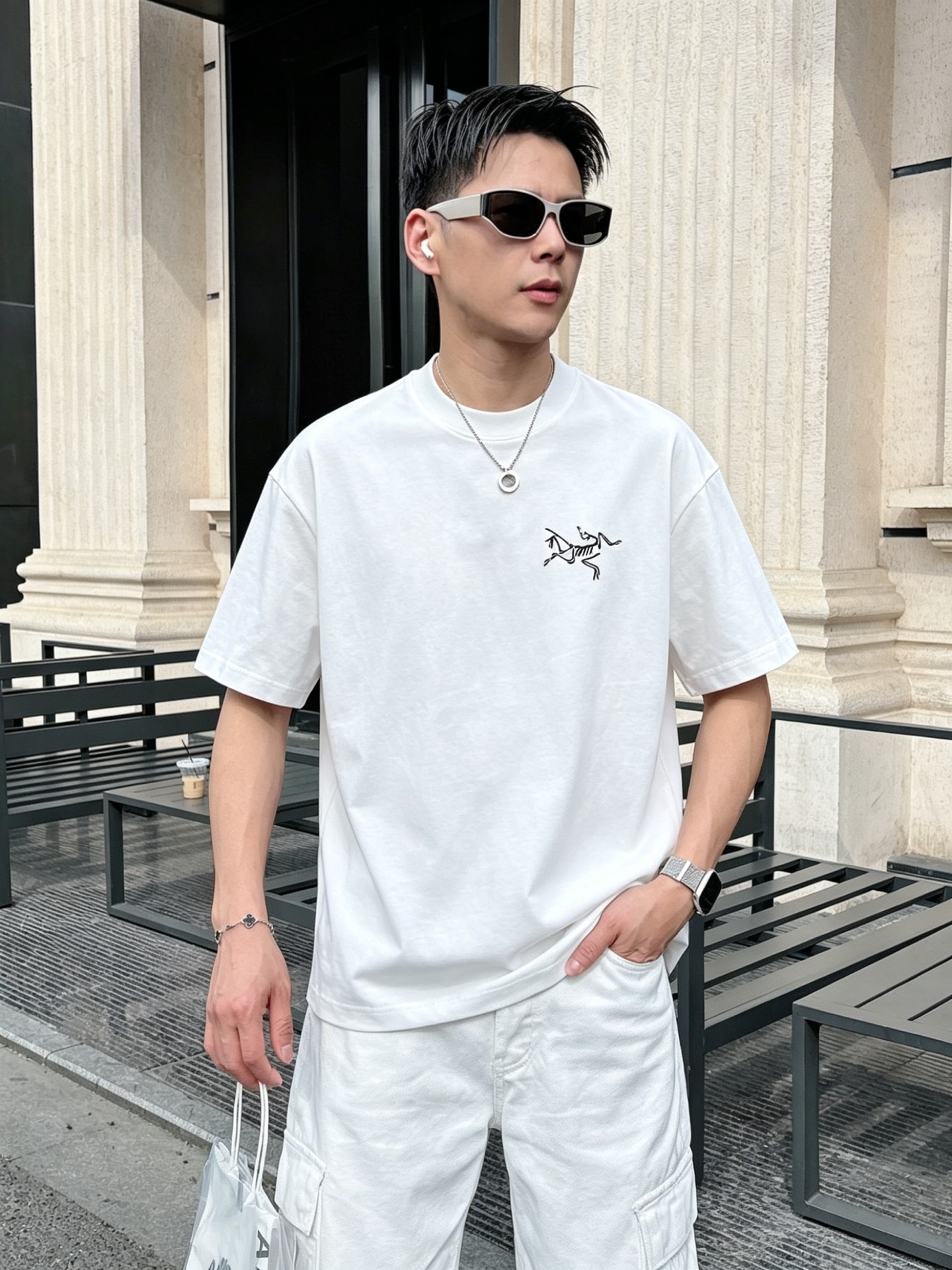 アークテリクス「ARC'TERYX」ロゴプリントTシャツ / ショートスリーブ クルーネック