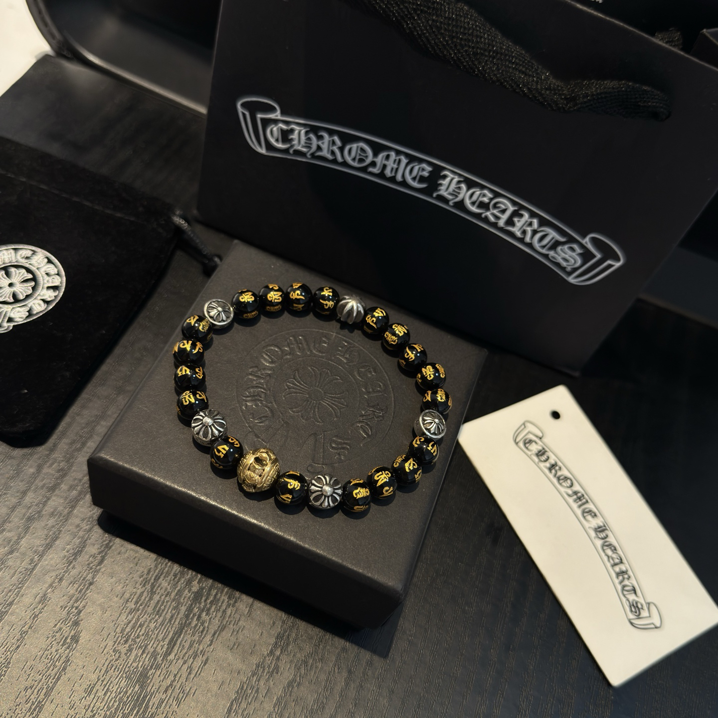 クロムハーツ「Chrome Hearts」ブレスレット - ヴィンテージ＆ロックテイスト ペア用