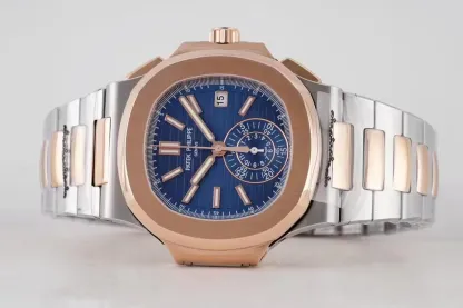 パテック フィリップ「Patek Philippe」ナチュラル 5980 クロノグラフ メンズウォッチ46MM