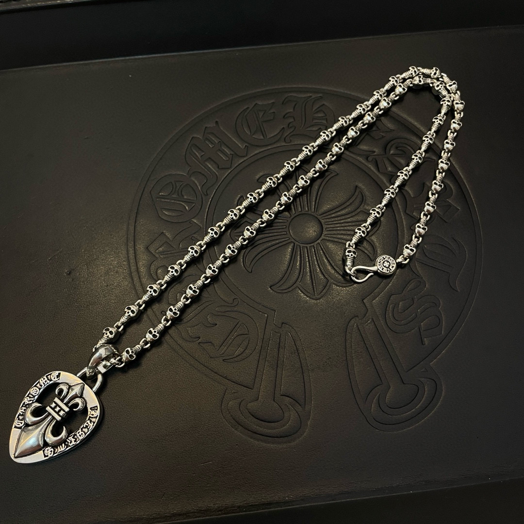 クロムハーツ「Chrome Hearts」シンプルペンダントネックレス - ユニセックス
