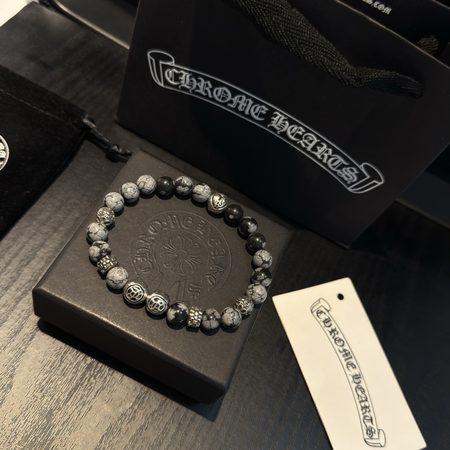 クロムハーツ「Chrome Hearts」ブレスレット - ヴィンテージ＆ロックテイスト ペア用