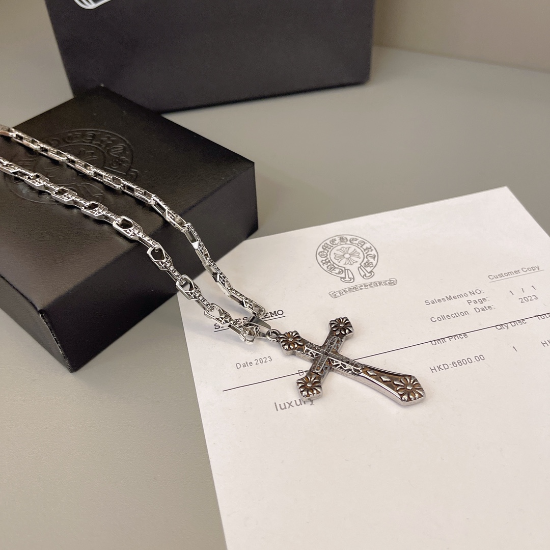 クロムハーツ「Chrome Hearts」シンプルペンダントネックレス - ユニセックス