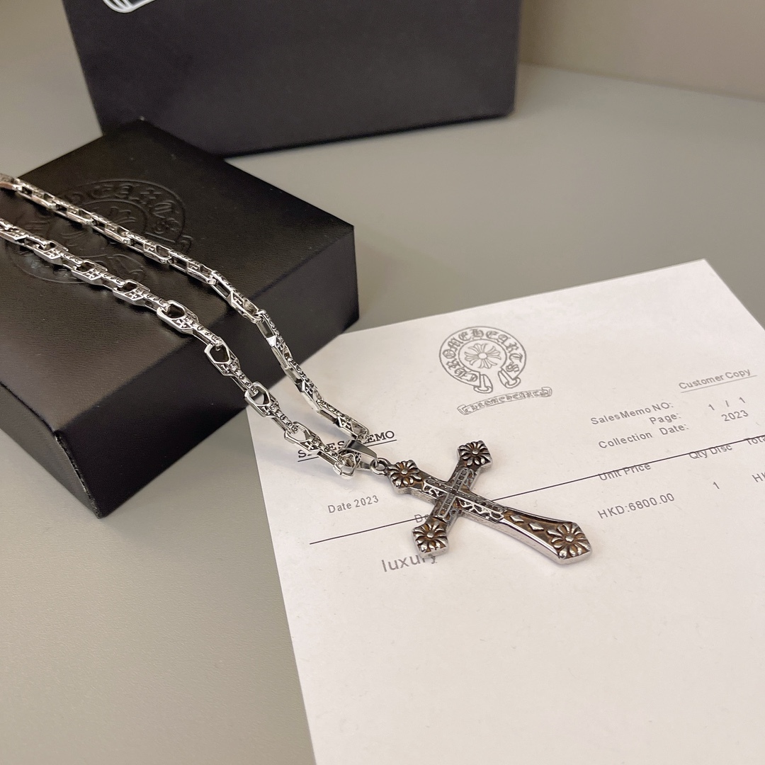 クロムハーツ「Chrome Hearts」シンプルペンダントネックレス - ユニセックス