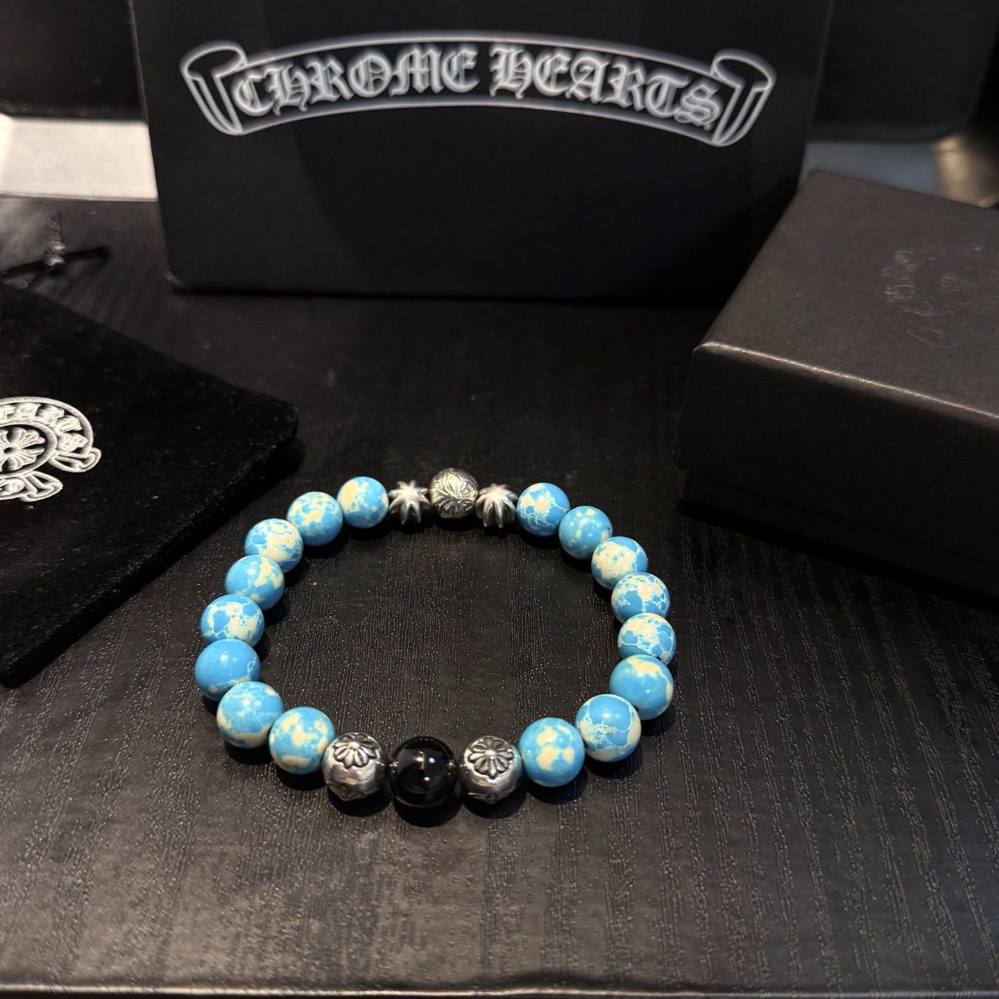 クロムハーツ「Chrome Hearts」ブレスレット - ヴィンテージ＆ロックテイスト ペア用