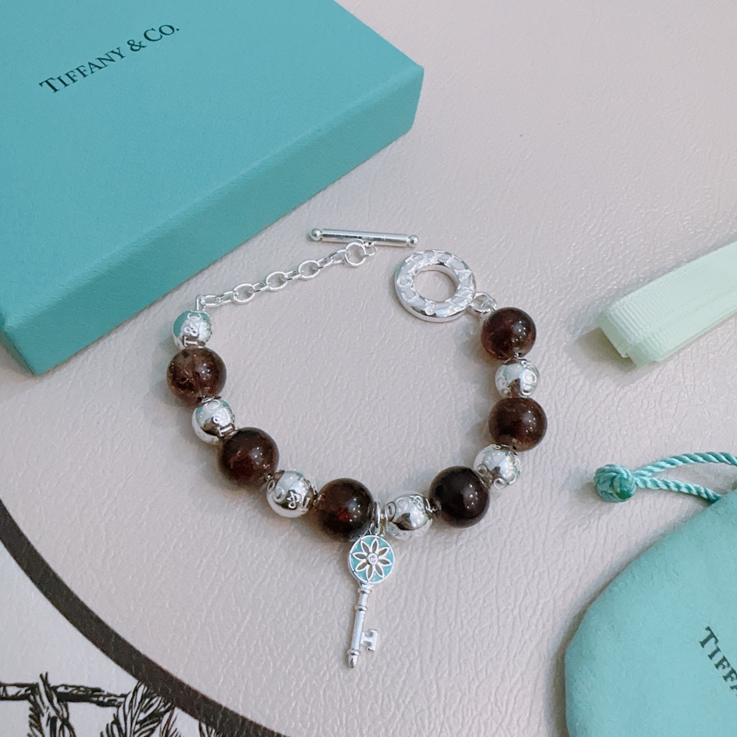 ティファニー「Tiffany & Co.」ポリッシュドシルバーリンク ブレスレット