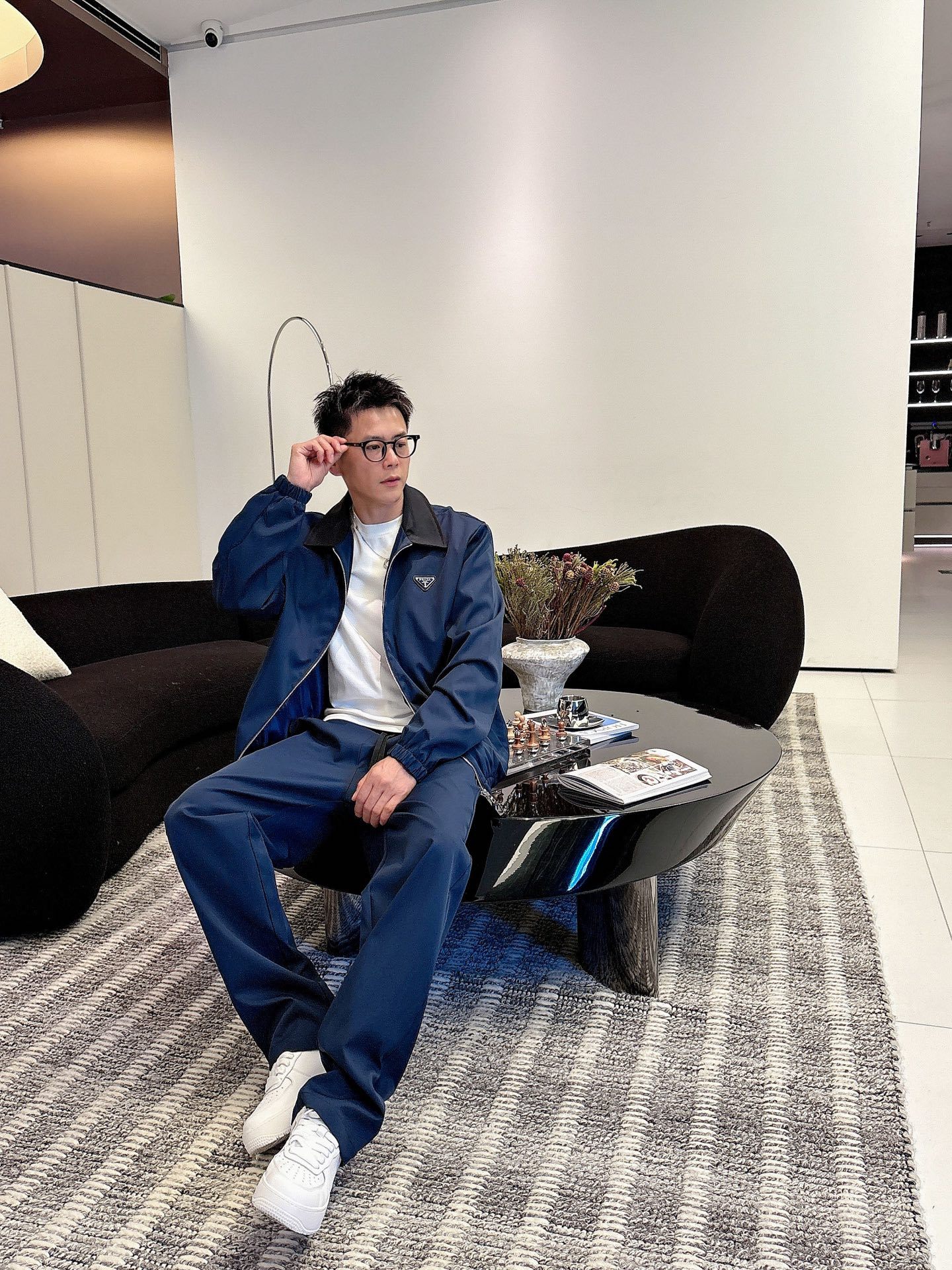 プラダ「Prada」秋冬 メンズ  カジュアルスポーツセット