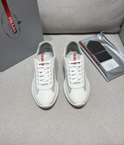 プラダ「Prada」プラダ アメリカスカップ スニーカー / ユニセックスレザースニーカー