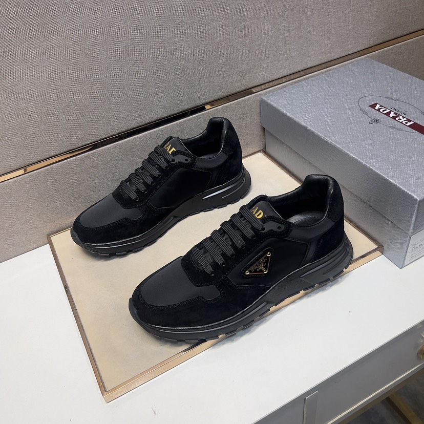 プラダ「Prada」プラダ プレミアムスニーカー (2026年春夏モデル) / レザースニーカー