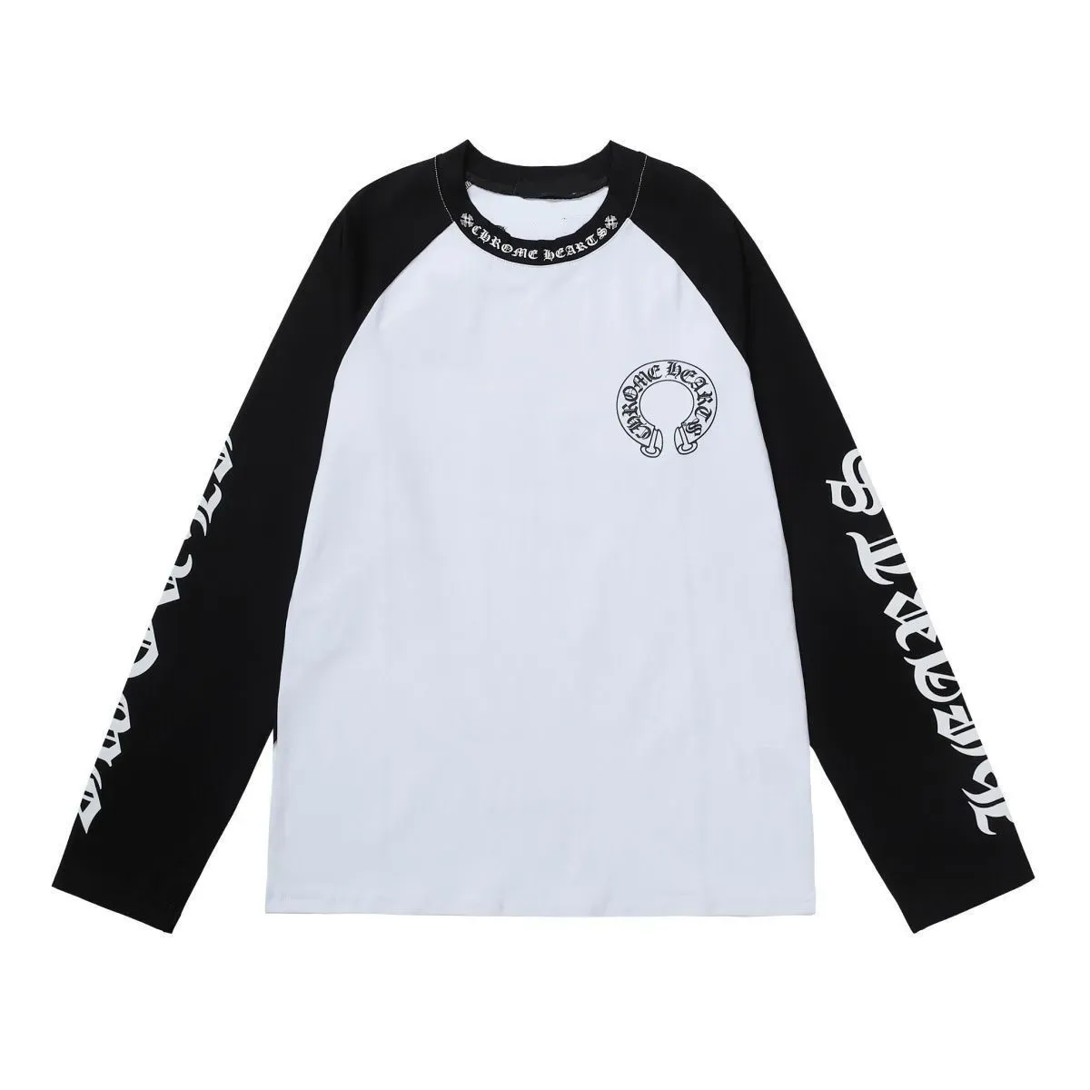 クロムハーツ「Chrome Hearts」おすすめ 大人らしい 目立つ 絶対後悔しない 日常 シンプル おしゃれ 長袖 Ｔシャツ