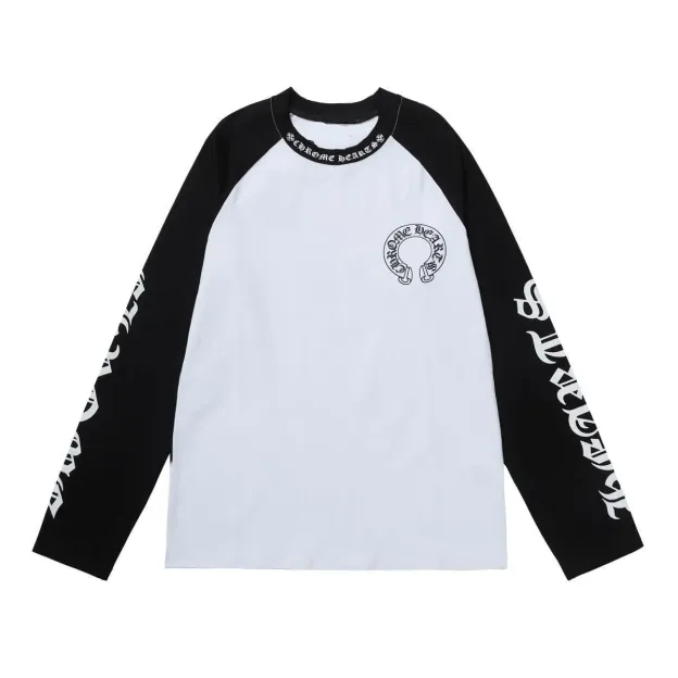 クロムハーツ「Chrome Hearts」おすすめ 大人らしい 目立つ 絶対後悔しない 日常 シンプル おしゃれ 長袖 Ｔシャツ
