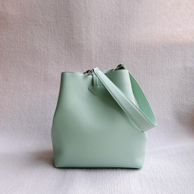 ロンシャン「Longchamp」ロンシャン ル ロゾー 竹節ショルダーバッグ レザートート