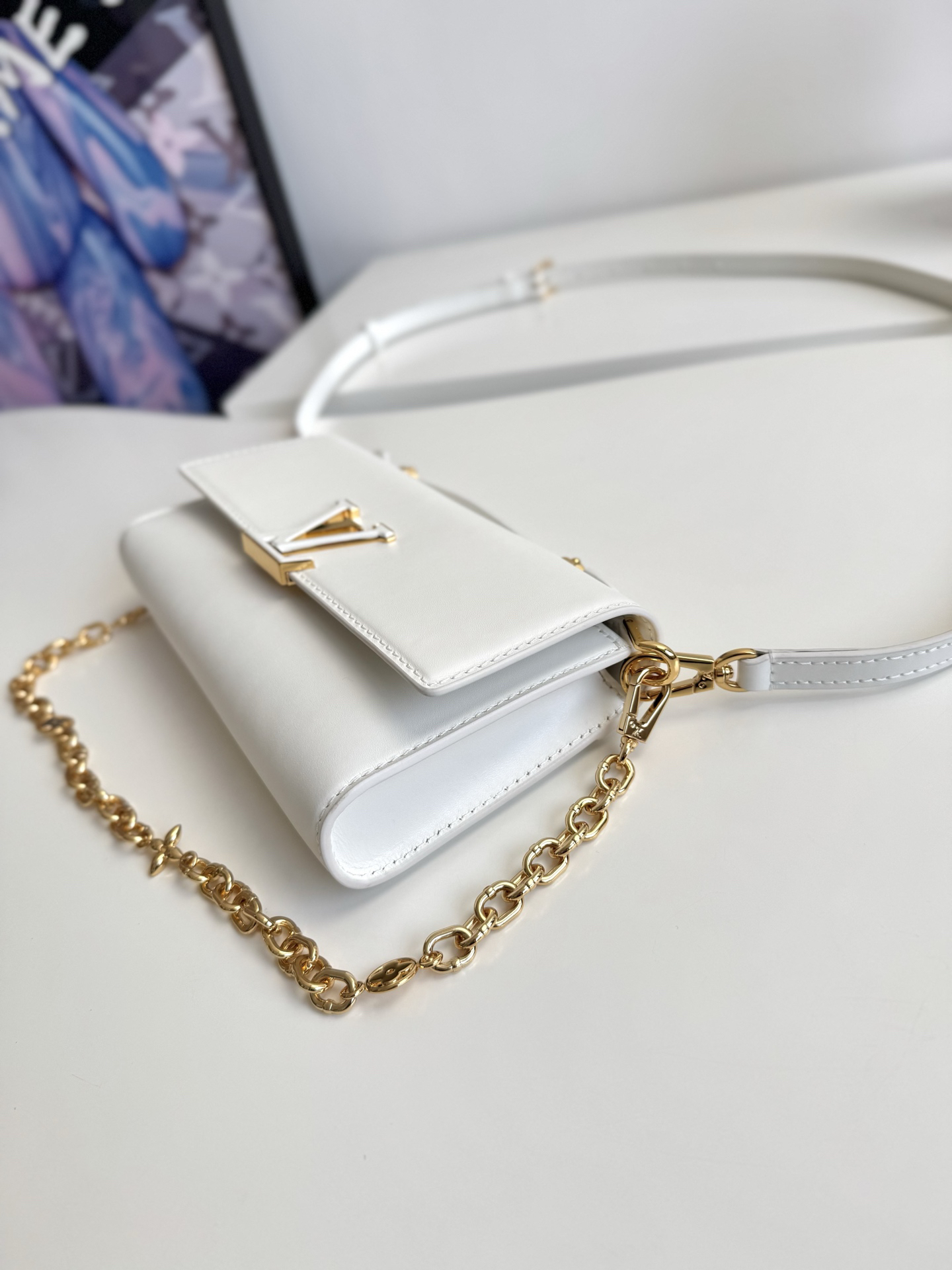 ルイ・ヴィトン「Louis Vuitton」Wallet On Chain Capucines ハンドバッグ