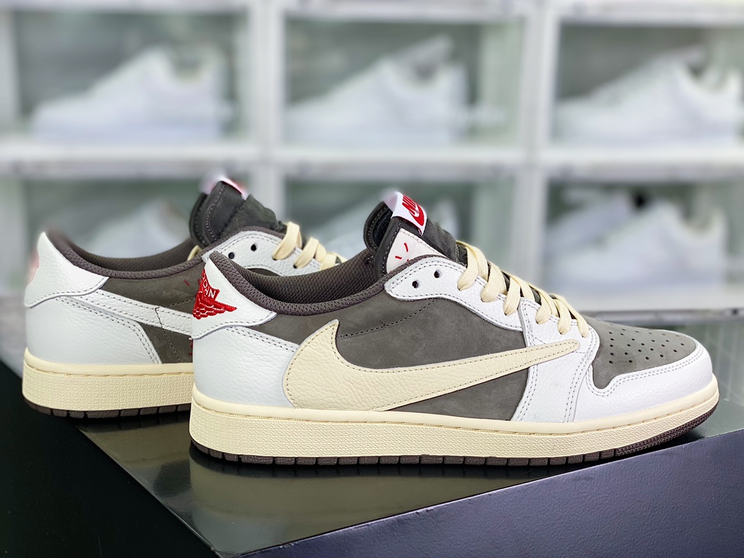 「コラボモデル」Nike Air Jordan 1 Low x Travis Scott「Sail and Ridgerock」