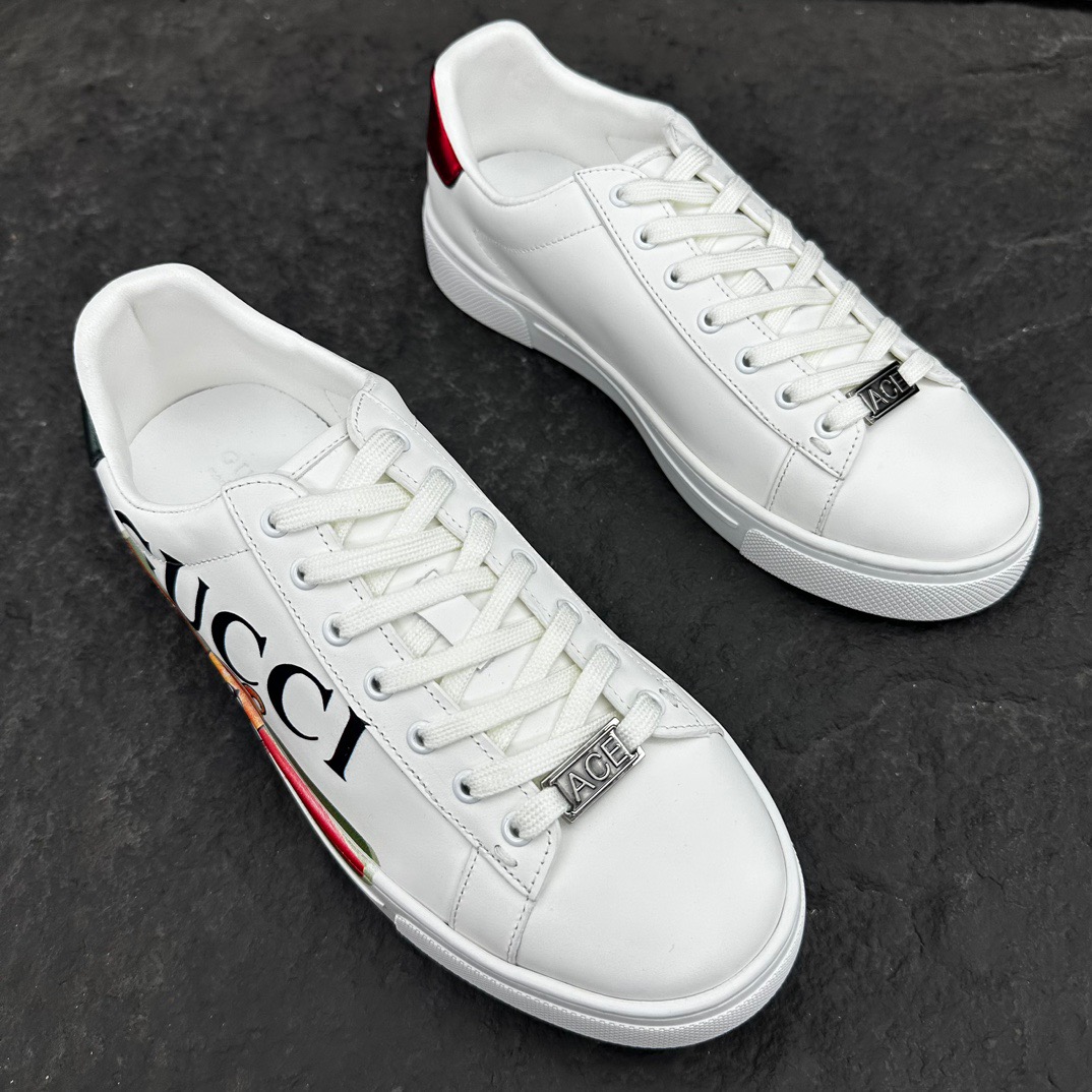 グッチ［Gucci］Aceシリーズ レッド＆グリーンウェブストライプ メンズ／レディース スニーカー