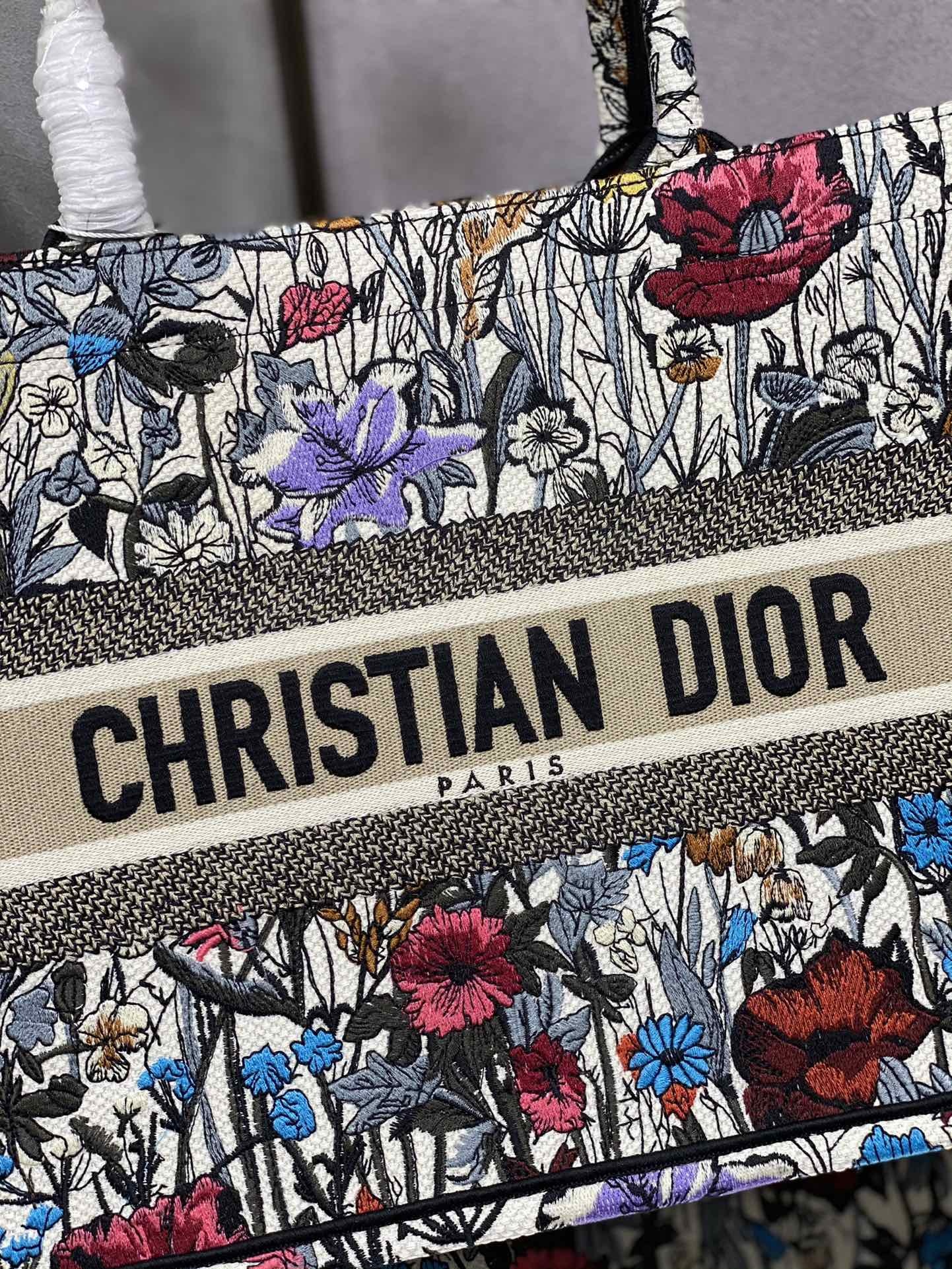 ディオール「Dior」Book Tote トランペット ショッピングトートバッグ