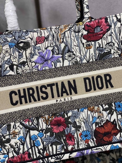 ディオール「Dior」Book Tote トランペット ショッピングトートバッグ