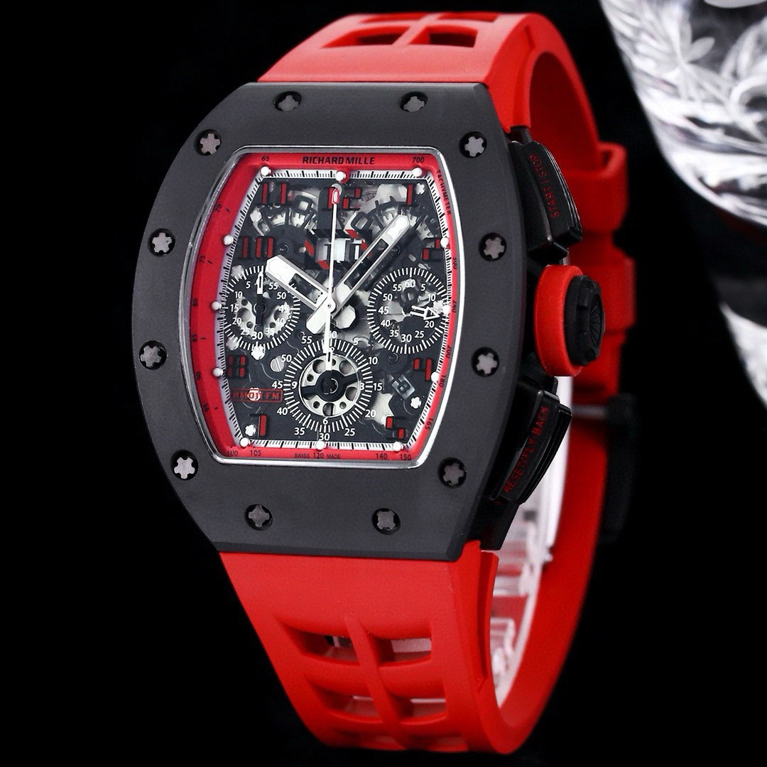 リシャール ミル「Richard Mille」カーボンファイバー クロノグラフ RM011 50MM