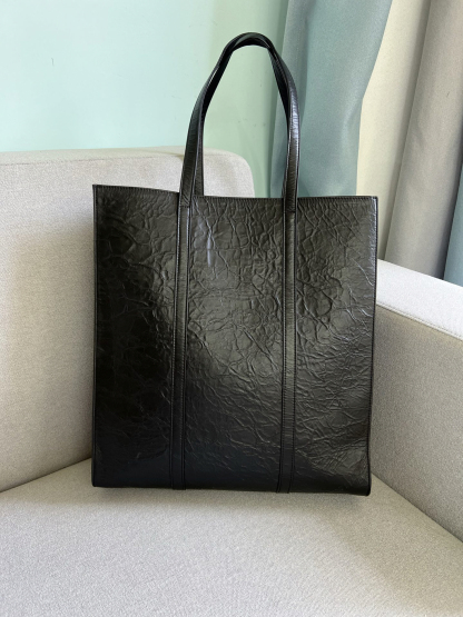 プラダ「Prada」ヴィンテージラムスキン ドレープトート トートバッグ