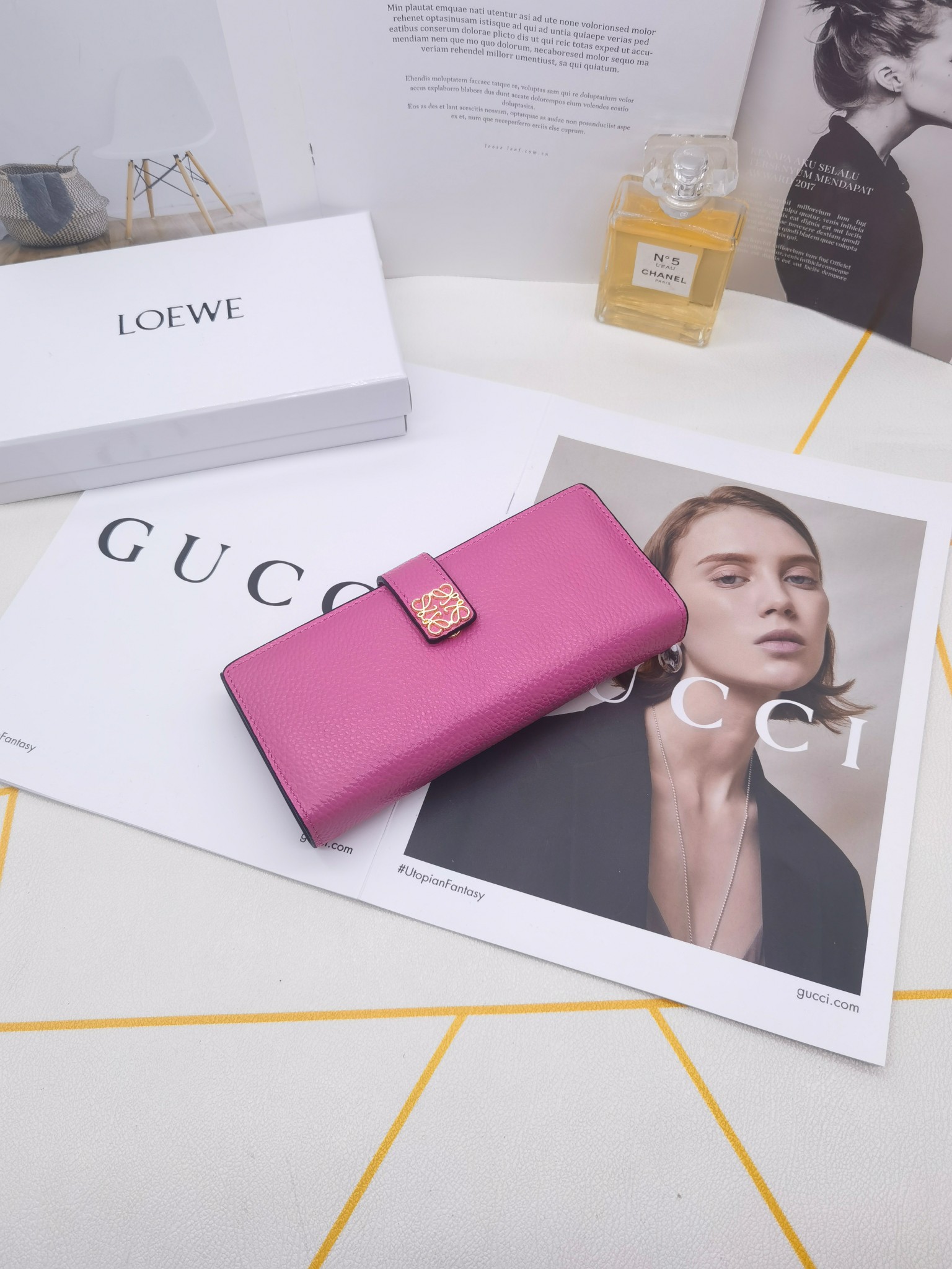ロエベ「LOEWE」アナグラム コンティネンタル ウォレット 5色