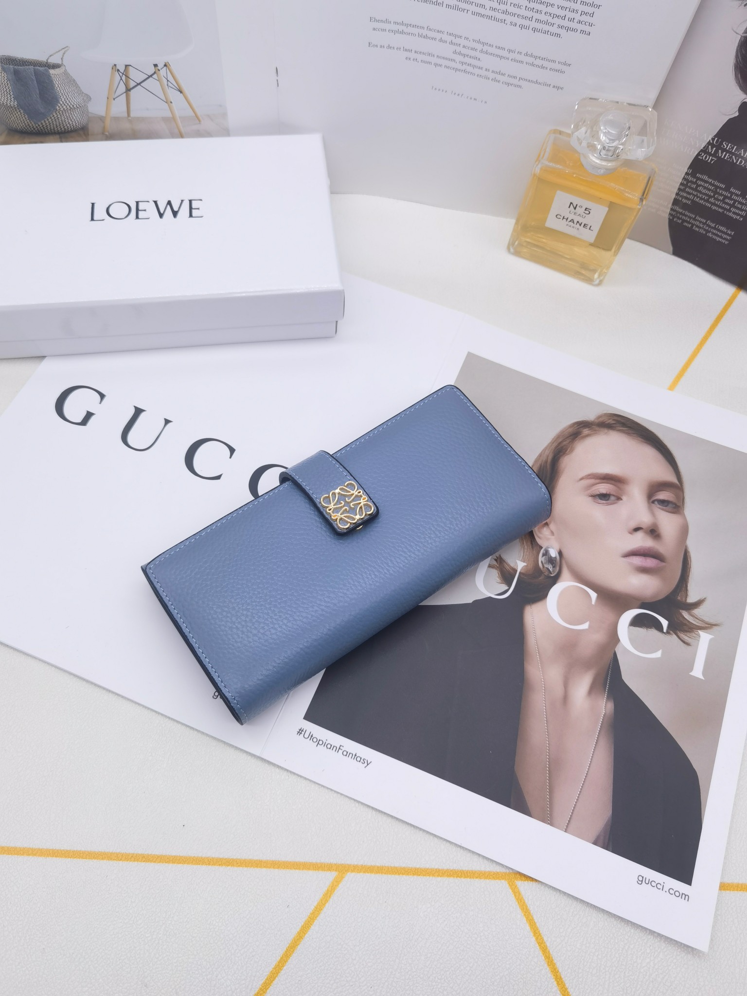 ロエベ「LOEWE」アナグラム コンティネンタル ウォレット 5色