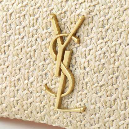 サンローラン「Saint Laurent」ICARE ラフィア トートバッグ