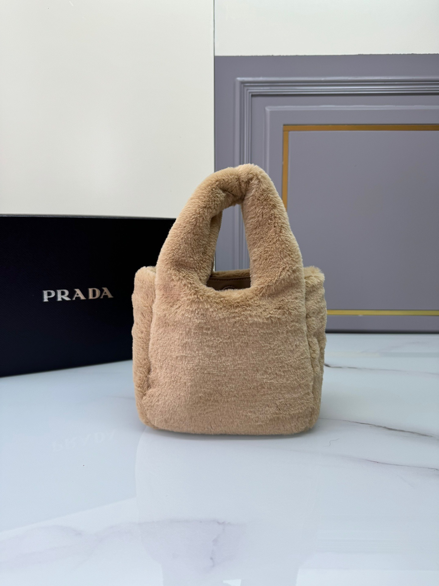 プラダ「Prada」ウール ミニバッグ  レディースバッグ