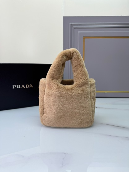 プラダ「Prada」ウール ミニバッグ  レディースバッグ