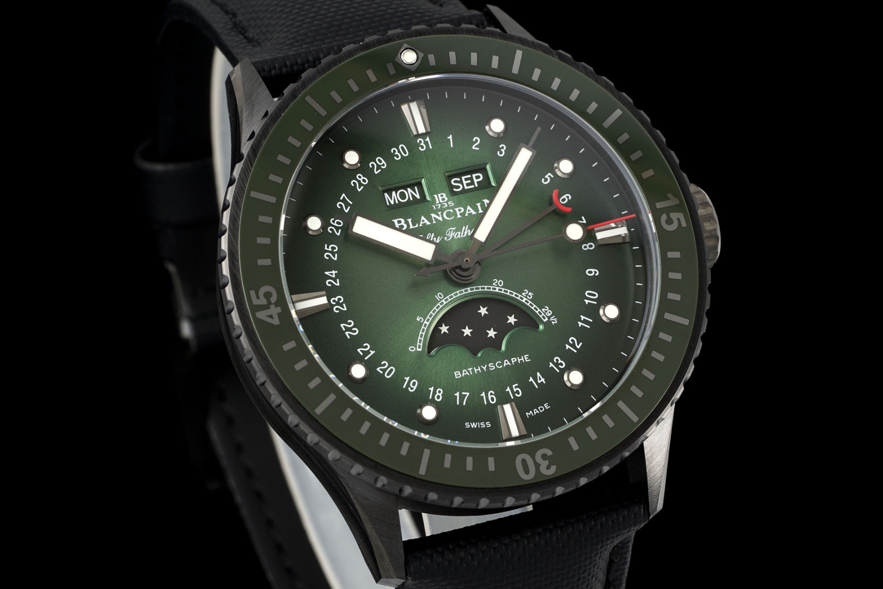 ブランパン「Blancpain」フルカレンダー月相 セラミックモデル43MM