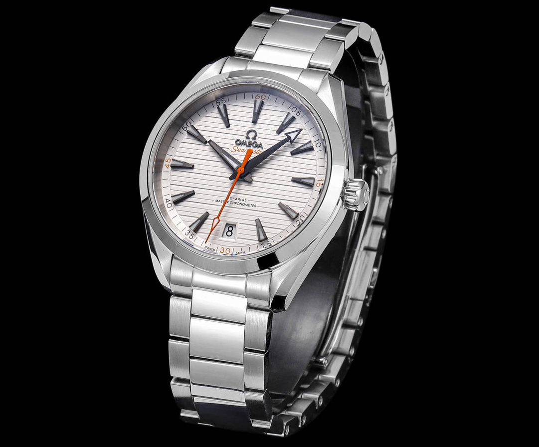 オメガ「Omega」Seamaster Aqua Terra 41MM Silver Dial Men's Automatic Bracelet Watch