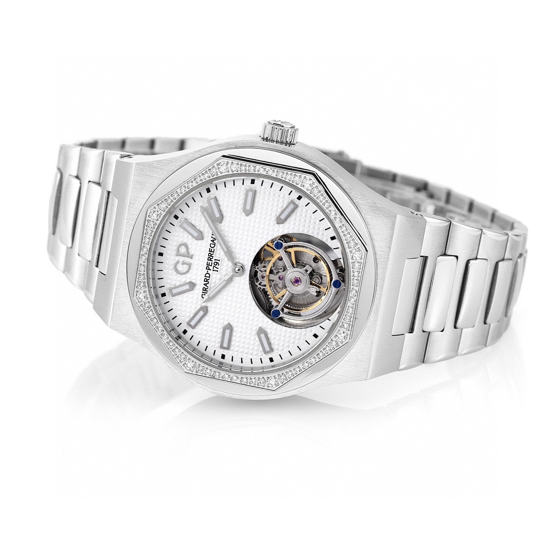 ジラール・ペルゴ「Girard-Perregaux」ラウレアート クロノグラフ トゥールビヨン 腕時計42MM