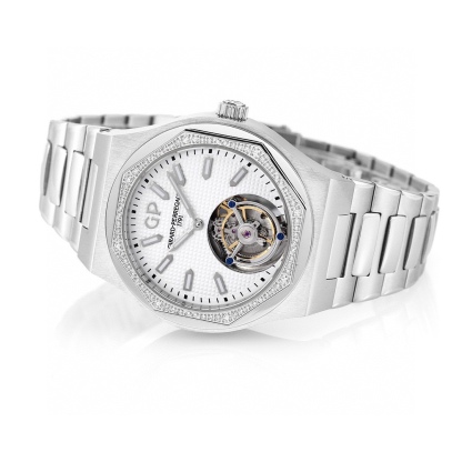 ジラール・ペルゴ「Girard-Perregaux」ラウレアート クロノグラフ トゥールビヨン 腕時計42MM