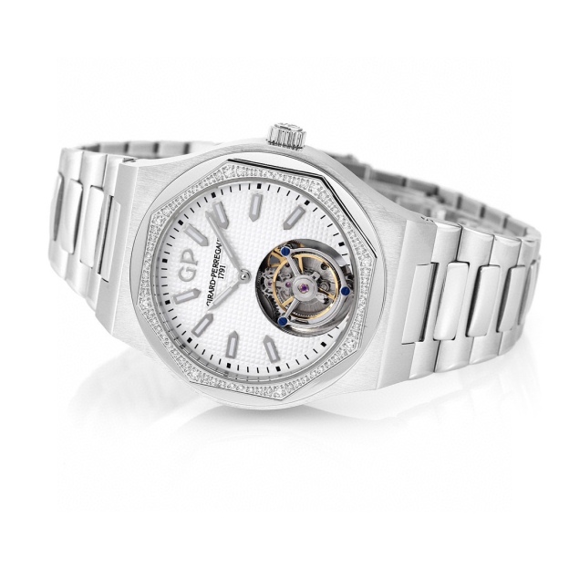 ジラール・ペルゴ「Girard-Perregaux」ラウレアート クロノグラフ トゥールビヨン 腕時計42MM