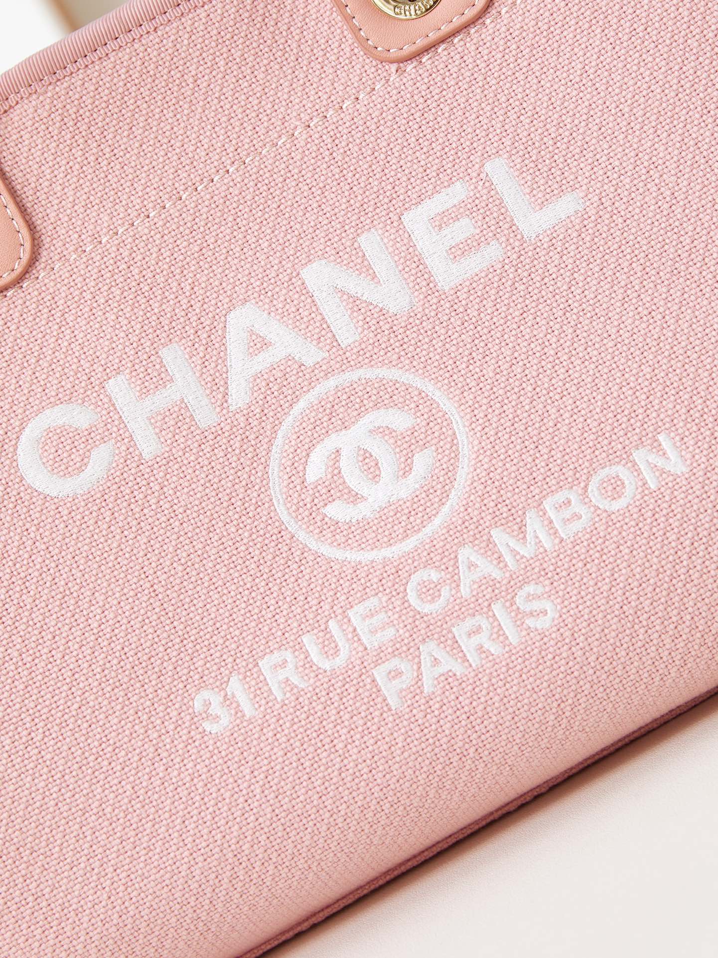 シャネル「Chanel」22SS シーズン ピンク ビーチトートバッグ