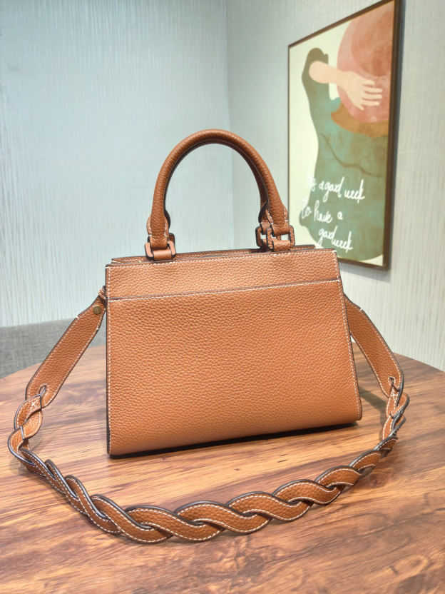 トリー バーチ「Tory Burch」ミラー ピーブレザー ハンドバッグ