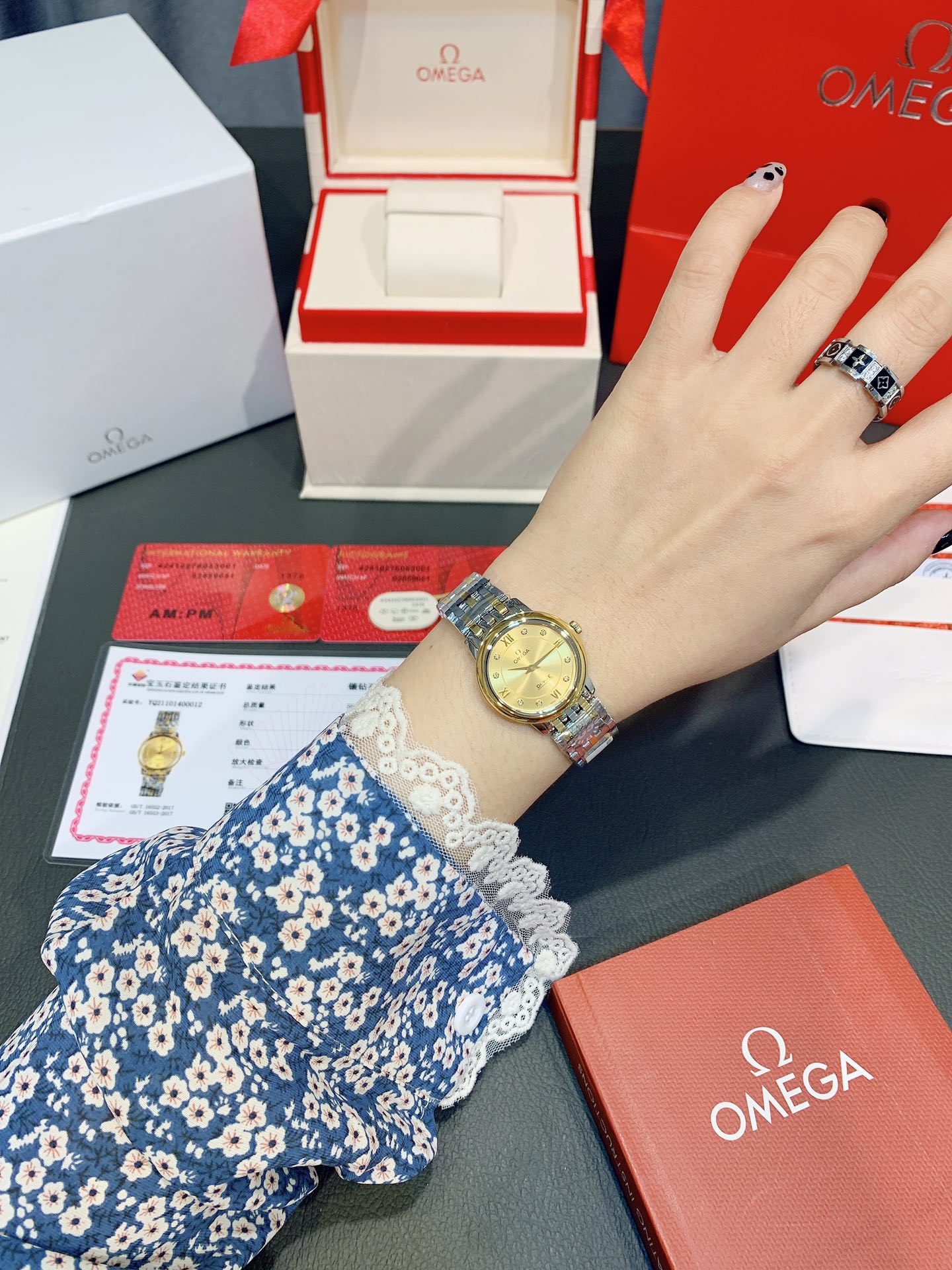 オメガ［Omega］DeVille レディース腕時計27MM