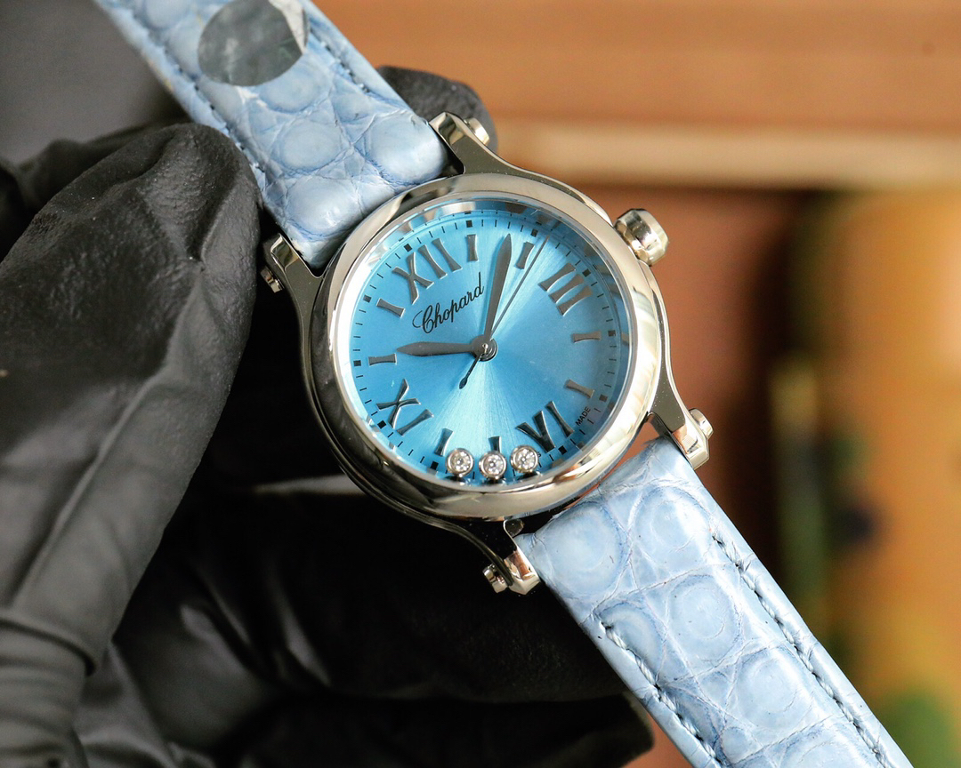 ショパール「Chopard」ハッピーダイヤモンドレディース ジュエリーウォッチ30mm