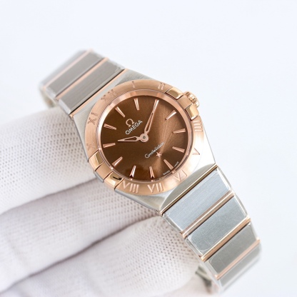 オメガ「Omega」星座シリーズ28 mmクワット腕時計
